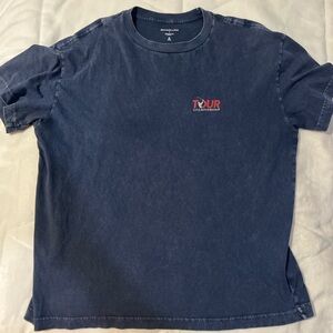 Abercrombie & Fitch Tour Graphic Tee - Dark Blue